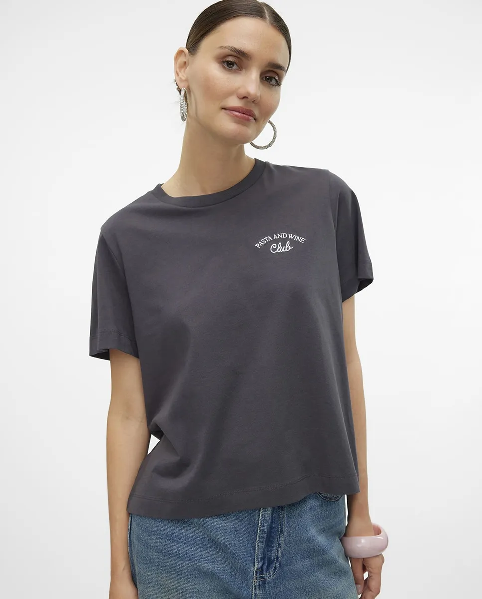 

Женская базовая футболка с коротким рукавом Vero Moda, белый
