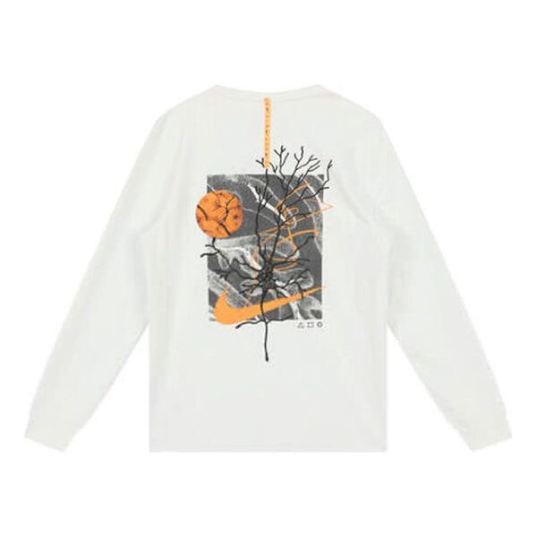 

Толстовка Nike Dry-Fit Dye Fleece Graphic Sweatshirt 'White', белый