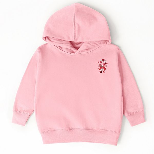 

Толстовка с капюшоном для малышей с принтом в виде леденцов и бантов The Juniper Shop, Pink