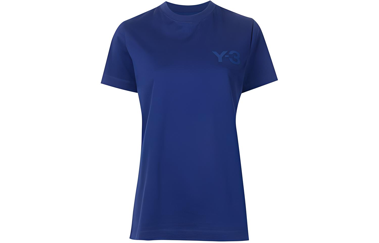 

Y-3 Футболка женская синяя, Синий, Y-3 Футболка женская синяя