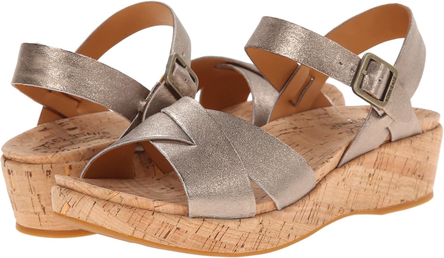 Босоножки Myrna 2.0 Kork-Ease, цвет Soft Gold Metallic