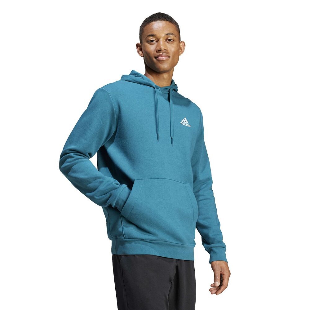 Мужская флисовая толстовка adidas Feel Cosy Pullover Adidas, цвет Alumina — фото 3