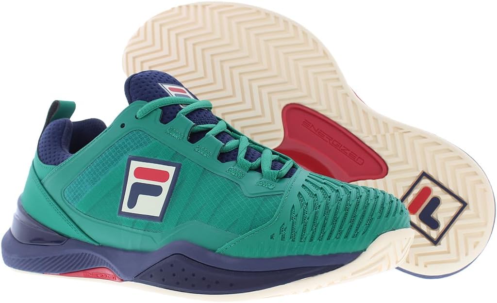 Мужские кроссовки Fila Speedserve Energized, синий/зеленый — фото 2