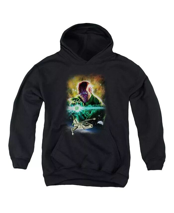 

Толстовка с капюшоном Boys of America Youth Green Lantern Abin Sur Justice League, черный