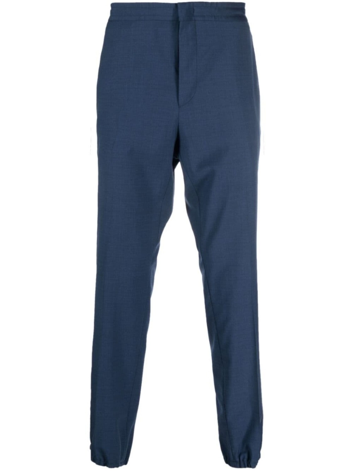 

Zegna шерстяные брюки с эластичным поясом, синий