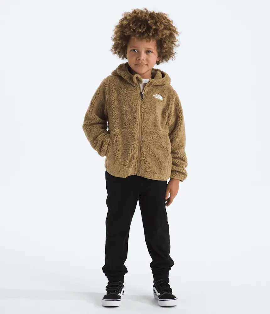Детская толстовка Campshire с застежкой-молнией The North Face, Teddy Brown — фото 3