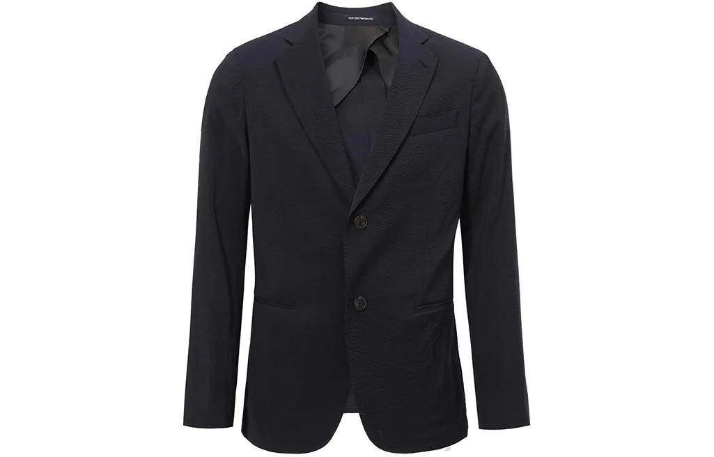 EMPORIO ARMANI Пиджак мужской Business Suit синий