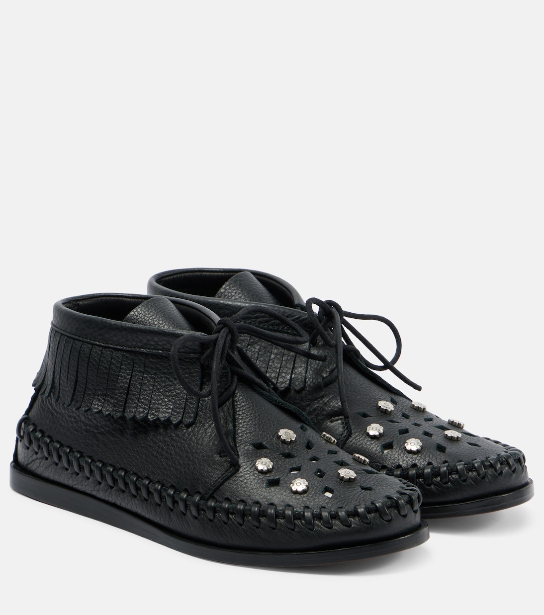 Кожаные мокасины Erkee Isabel Marant, черный