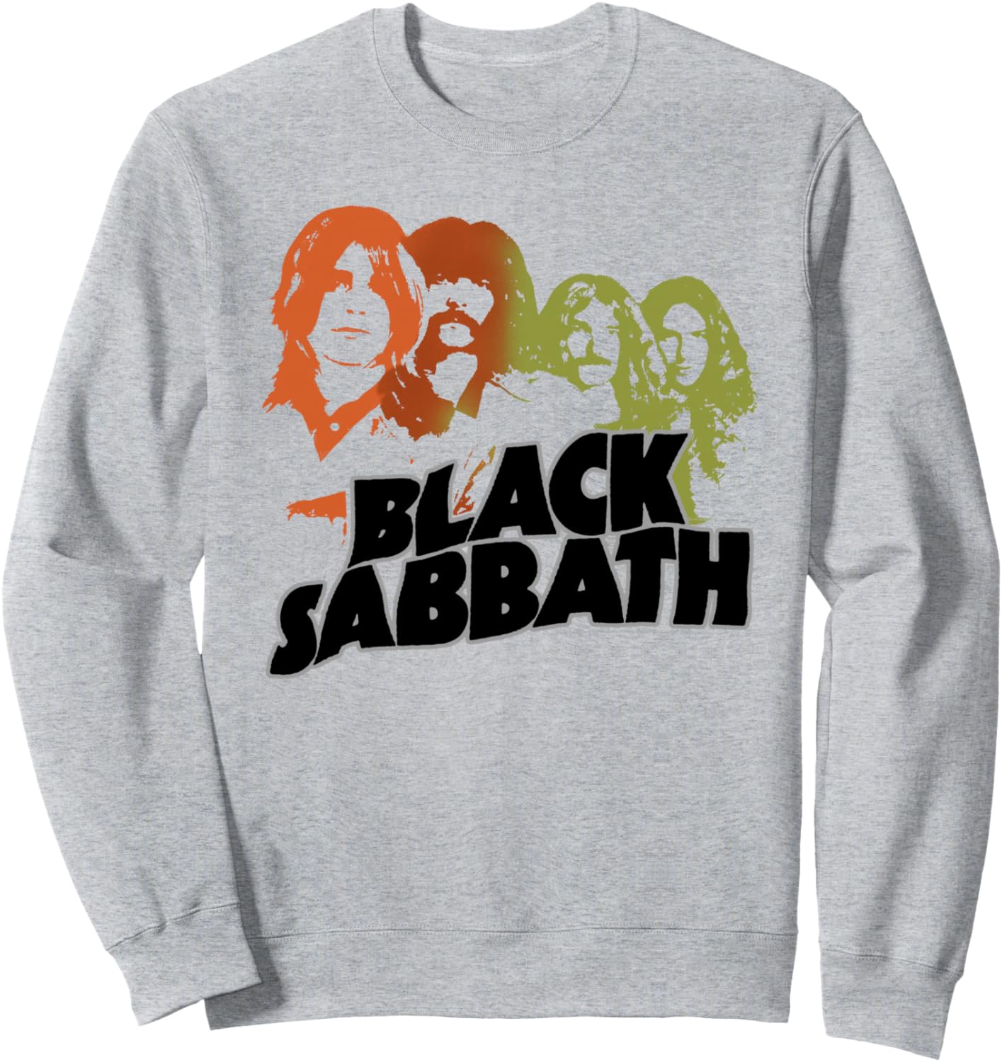 

Официальная толстовка Black Sabbath с эскизом, серая, Серый, Официальная толстовка Black Sabbath с эскизом, серая