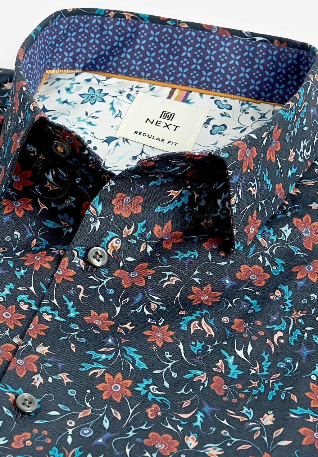 

REGULAR FIT Short Sleeve Next, Рубашка синий