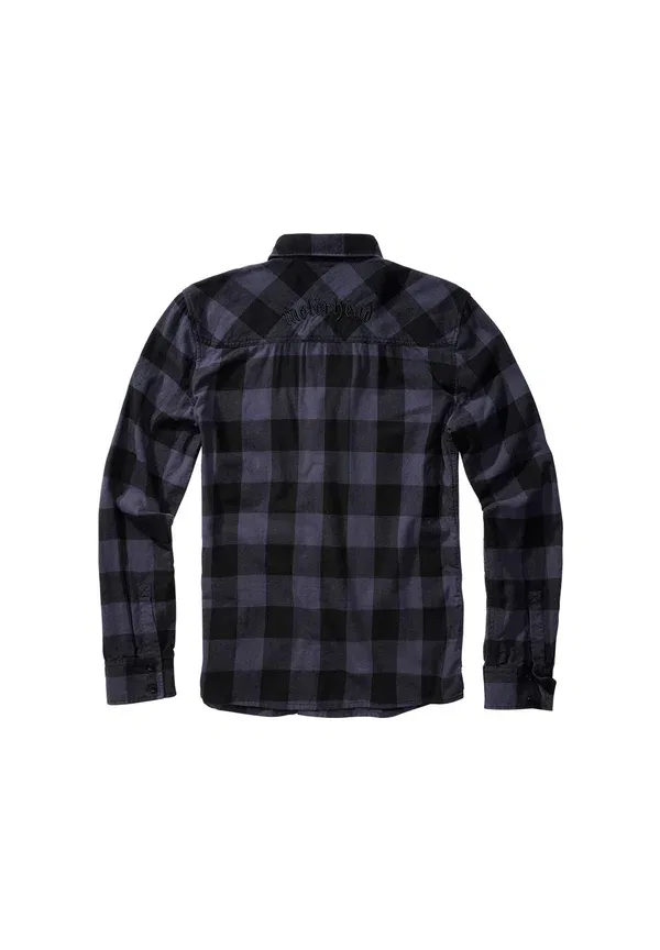 Рубашка Motörhead checkshirt shirt Brandit, черно-серый — фото 2