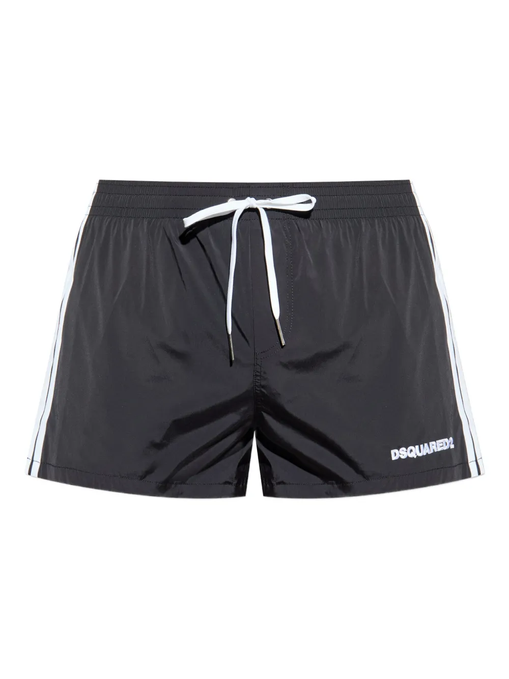 

Шорты для плавания с полосками по бокам DSQUARED2, черный