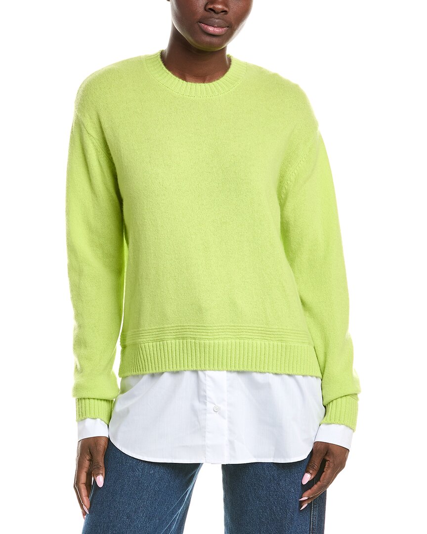 

Бродди кашемировая рубашка Кашемировый свитер Brodie Cashmere, зеленый