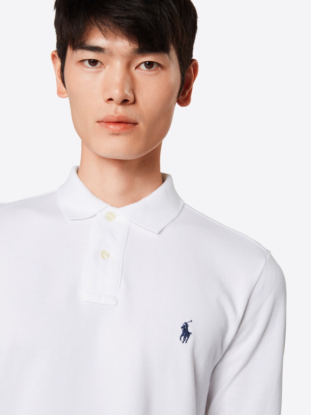 Узкая футболка Polo Ralph Lauren, белый — фото 3