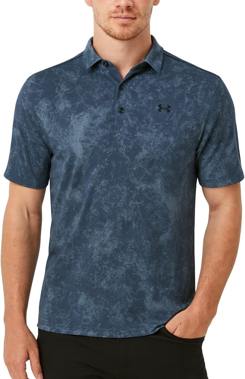 

Under Armour мужская поло для гольфа Playoff 2.0, Downpour Gray(045)/Academy Blueblue, Синий, Under Armour мужская поло для гольфа Playoff 2.0, Downpour Gray(045)/Academy Blueblue