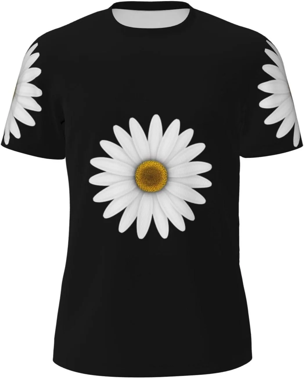 

Футболка мужская летняя с принтом White Daisy, легкая и дышащая SDFHU