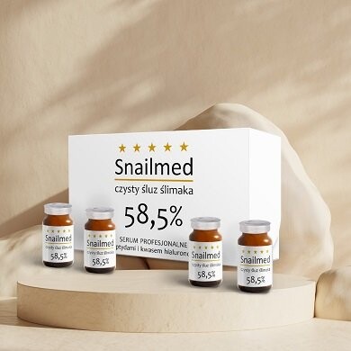 Сыворотка Snailmed — С улиточной слизью и пептидами. Задержка появления признаков старости, 8 мл — фото 2