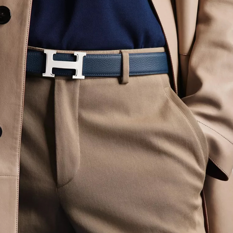 

Пряжка ремня из кожи Hermes для мужчин