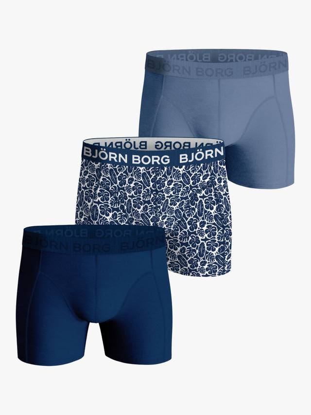 

Хлопчатобумажные эластичные плавки Björn Borg, цвет Blue Mid