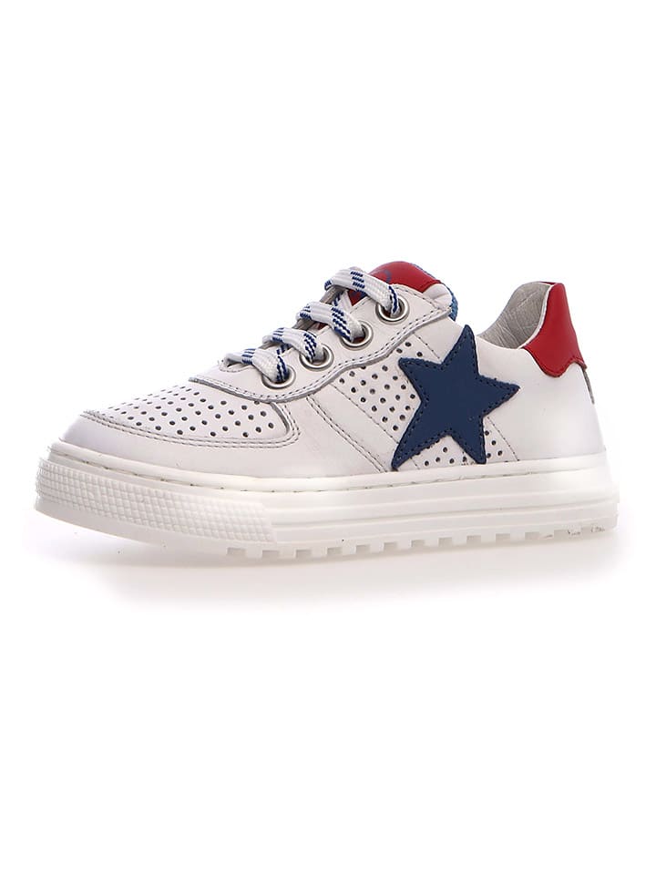 

Naturino Кожаные кроссовки "Hess" белого цвета