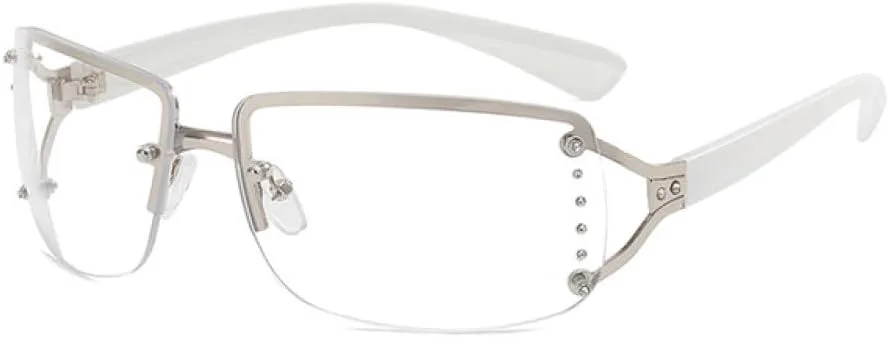 

Ретро-солнцезащитные очки с градиентным переходом для женщин, большие солнцезащитные очки с защитой от УФ-излучения UV400, модные очки в стиле хип-хоп MTZJH, White