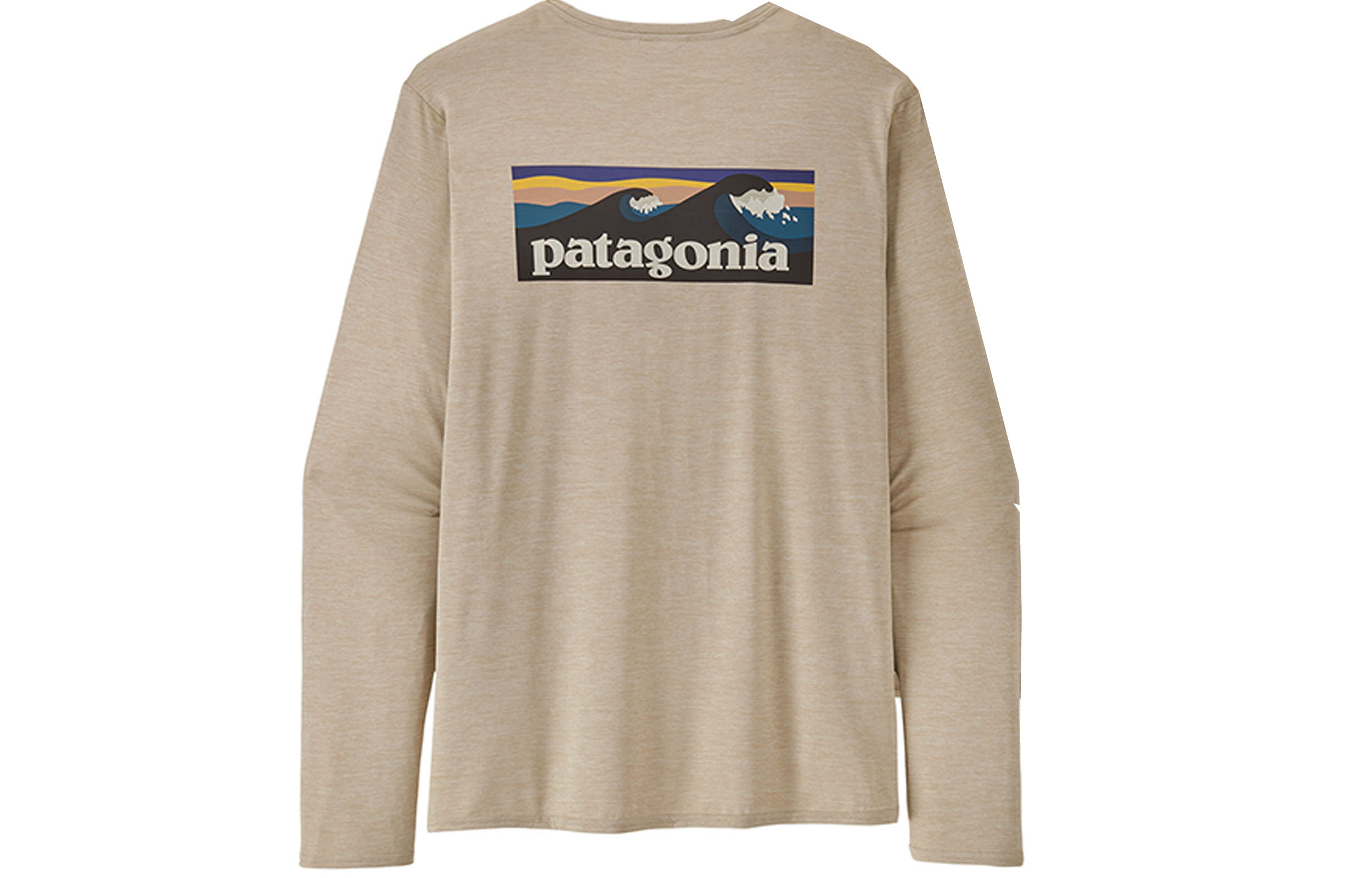Футболка мужская Capilene Patagonia, Цвет Pumice/WBPX — фото 4