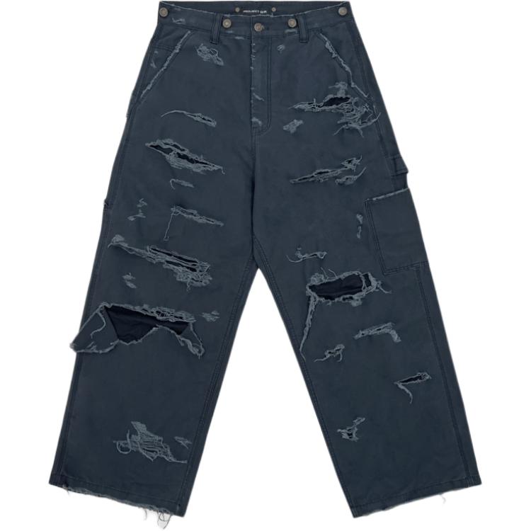 

GRAILZ Грузовые штаны мужские выстиранные black