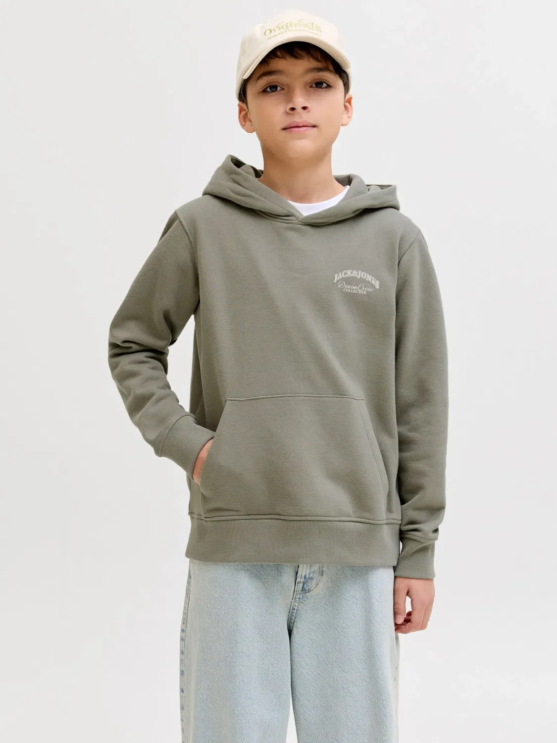 Капюшон с капюшоном, джоггеры, JACK & JONES Junior, ветвир — фото 3