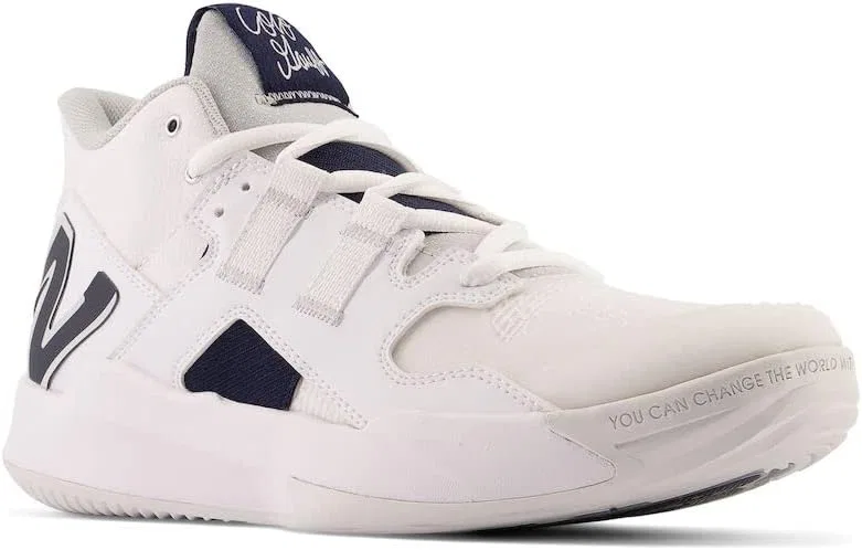 Кроссовки теннисные FuelCell Coco V1 Hard Court, New Balance, White/Eclipse/Arctic Fox — фото 4
