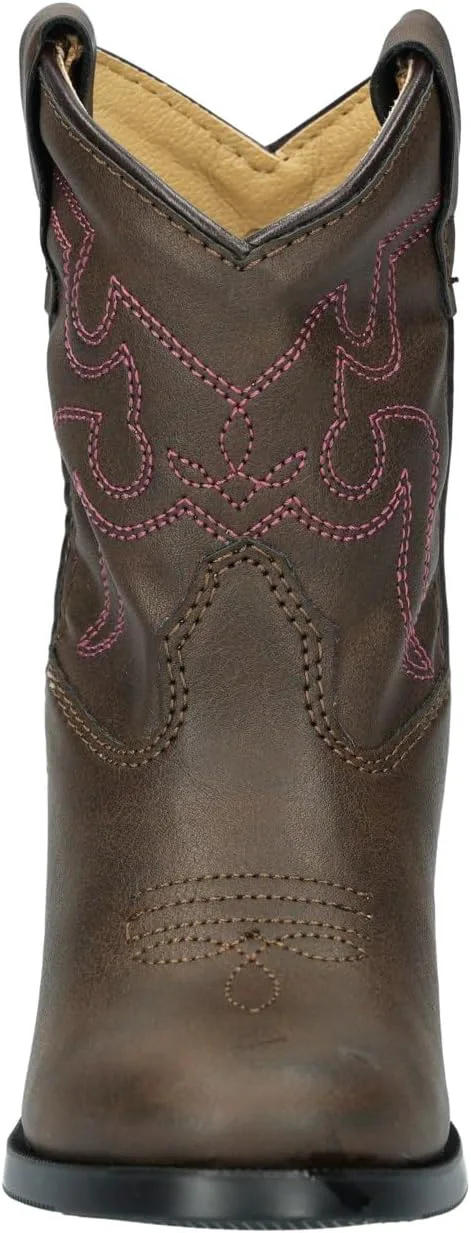 Детские вестерн-ботинки Smoky Mountain Monterey Smoky Mountain Boots, коричневый/розовый — фото 2