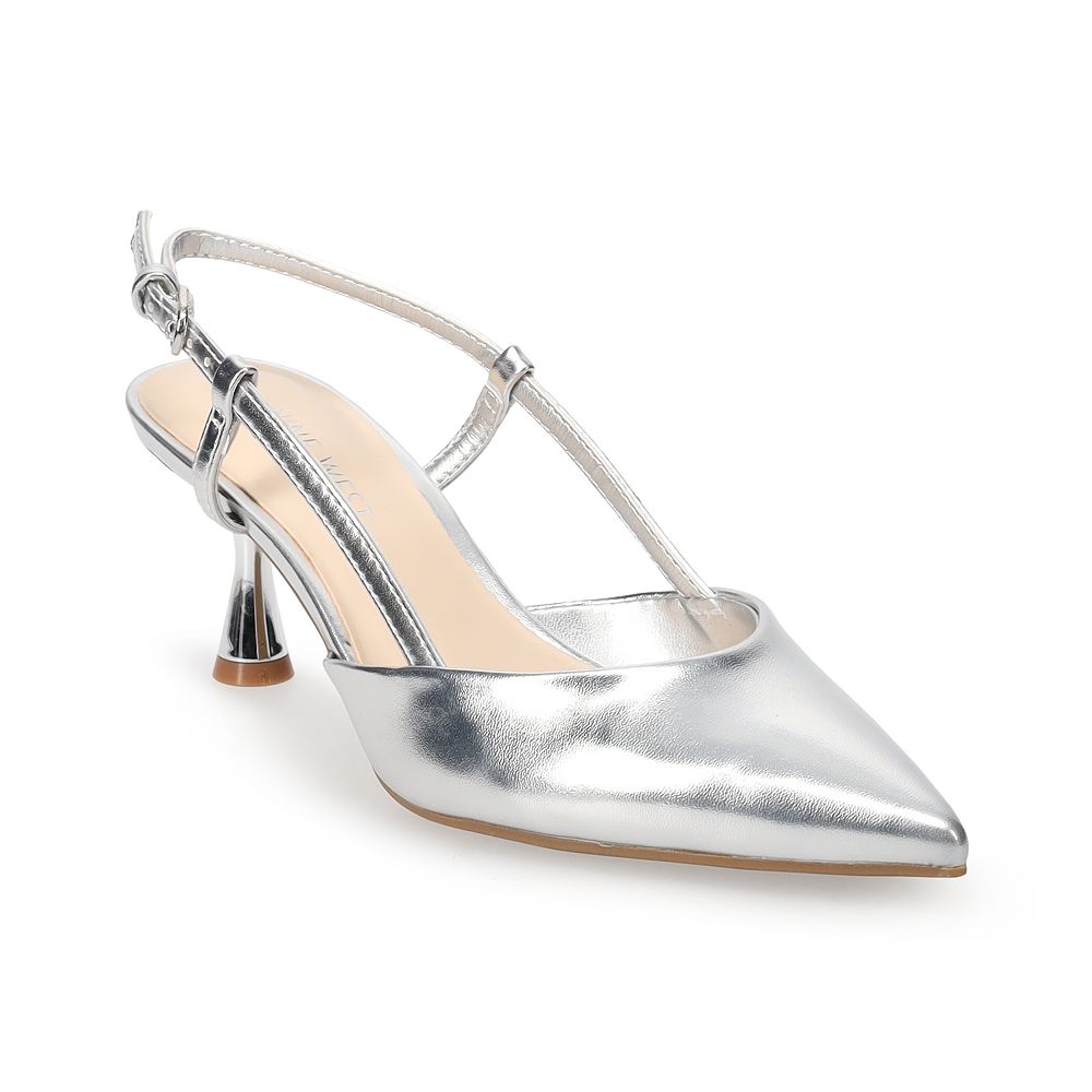 

Женские туфли Nine West Rowen с ремешком на спине, цвет Silver