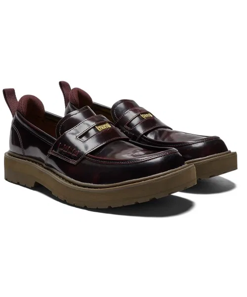 Унисекс кожаные лоферы ONITSUKA TIGER TIGER LOAFER коричневые