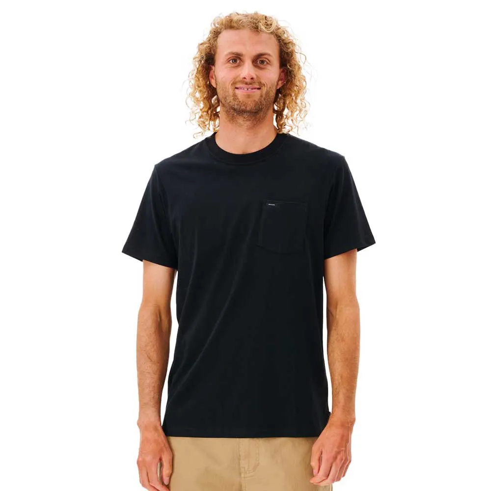 

Футболка с коротким рукавом Rip Curl Plain Pocket, черный