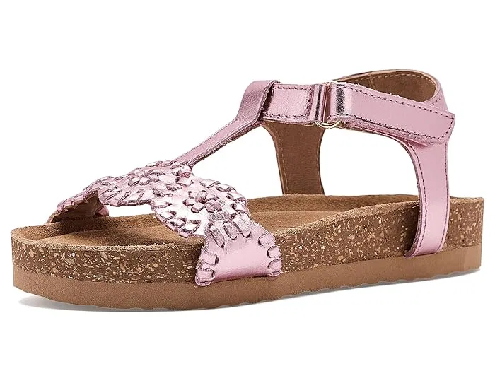 Сандалии с декоративными элементами Lauren Playground Jack Rogers Kids, Rose Quartz
