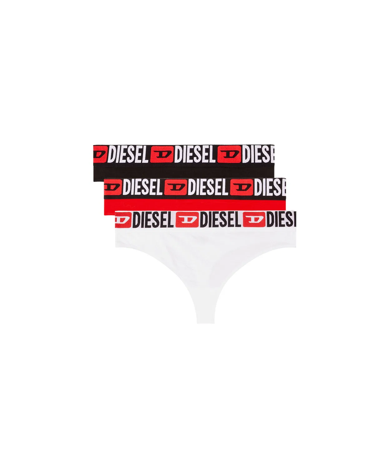 Трусы T-бэк 3шт Diesel черный