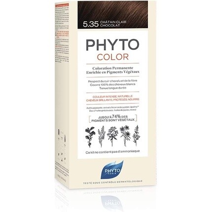 

Краска для волос Phyto Protocolor Box 5.35 Золотое красное дерево 6 унций