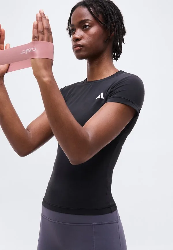 Базовая футболка Adidas Performance, Black — фото 4