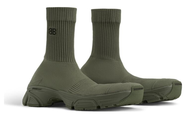 Кроссовки мужские Balenciaga Speed 3.0 Lifestyle, зеленый — фото 3