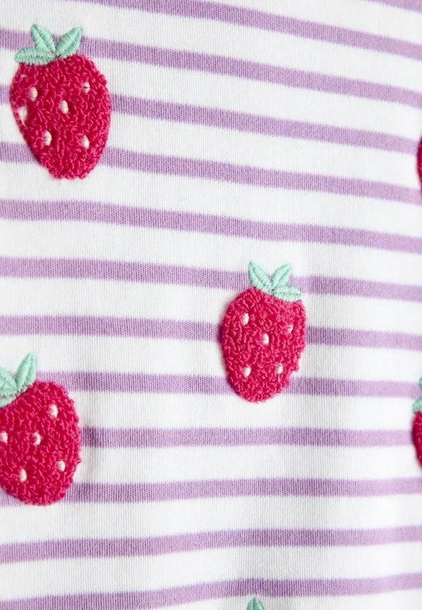 Футболка с принтом Jojo Maman Bébé, Lilac Purple Strawberry — фото 3