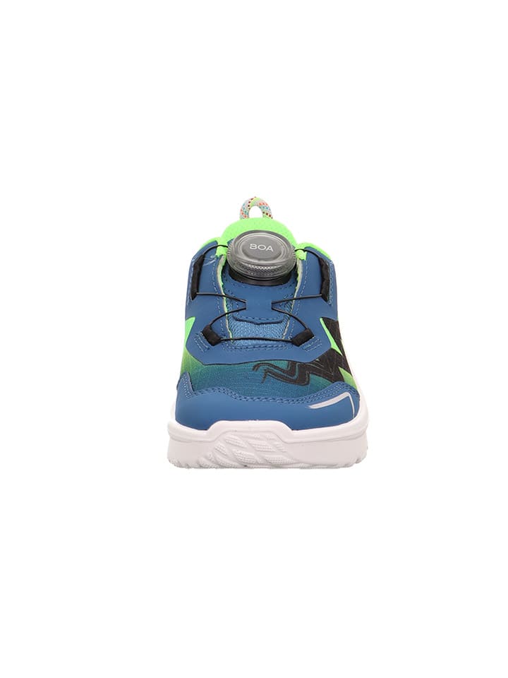 Superfit Кожаные кроссовки "Kicks" сине-зеленого цвета — фото 3