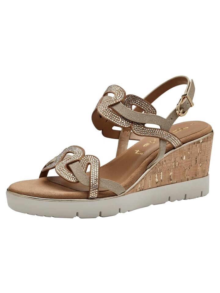 

Сандалии на плоской подошве Tamaris Sandalette, цвет almond