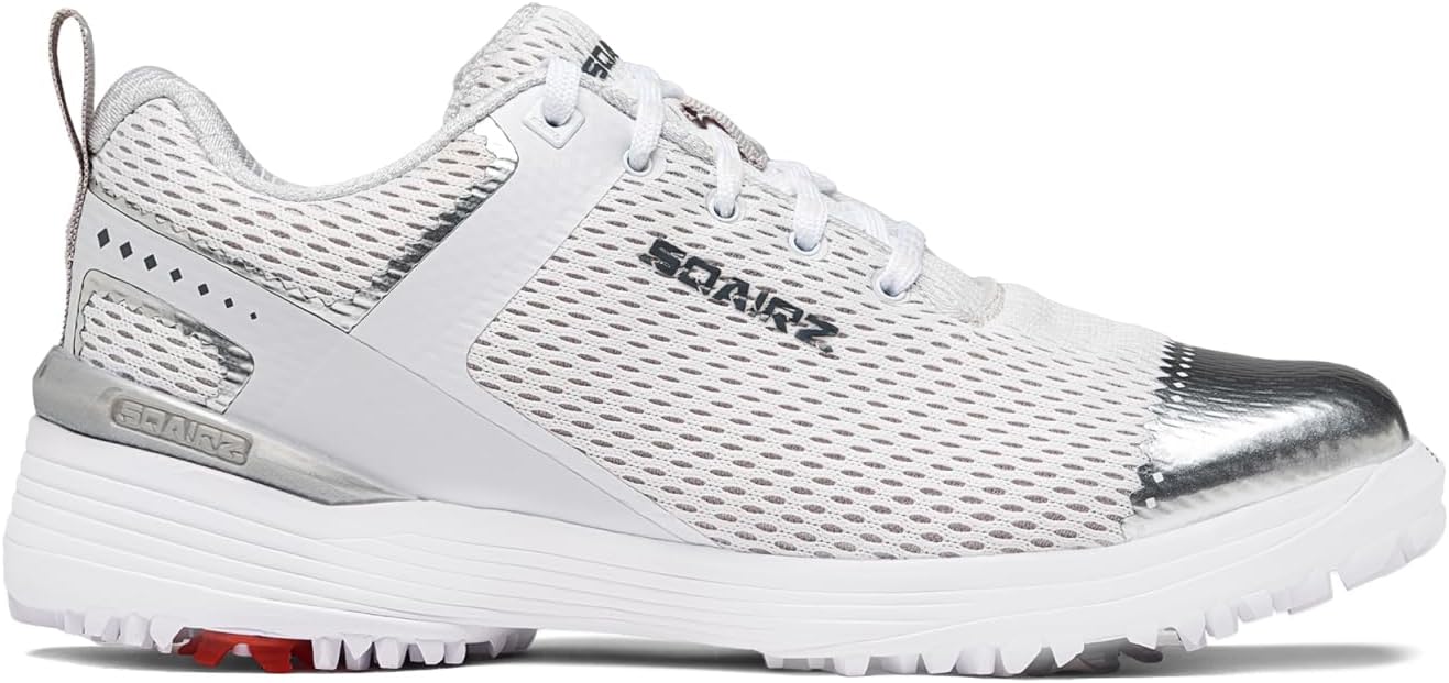 

Женские спортивные гольф-туфли SQAIRZ Freedom Ultra, разработаны для баланса и производительности, сменные шипы, дышащие, обувь для гольфа, белый