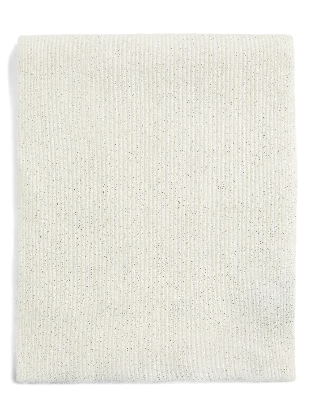 

Шарф в рубчик Brunello Cucinelli Kids, белый