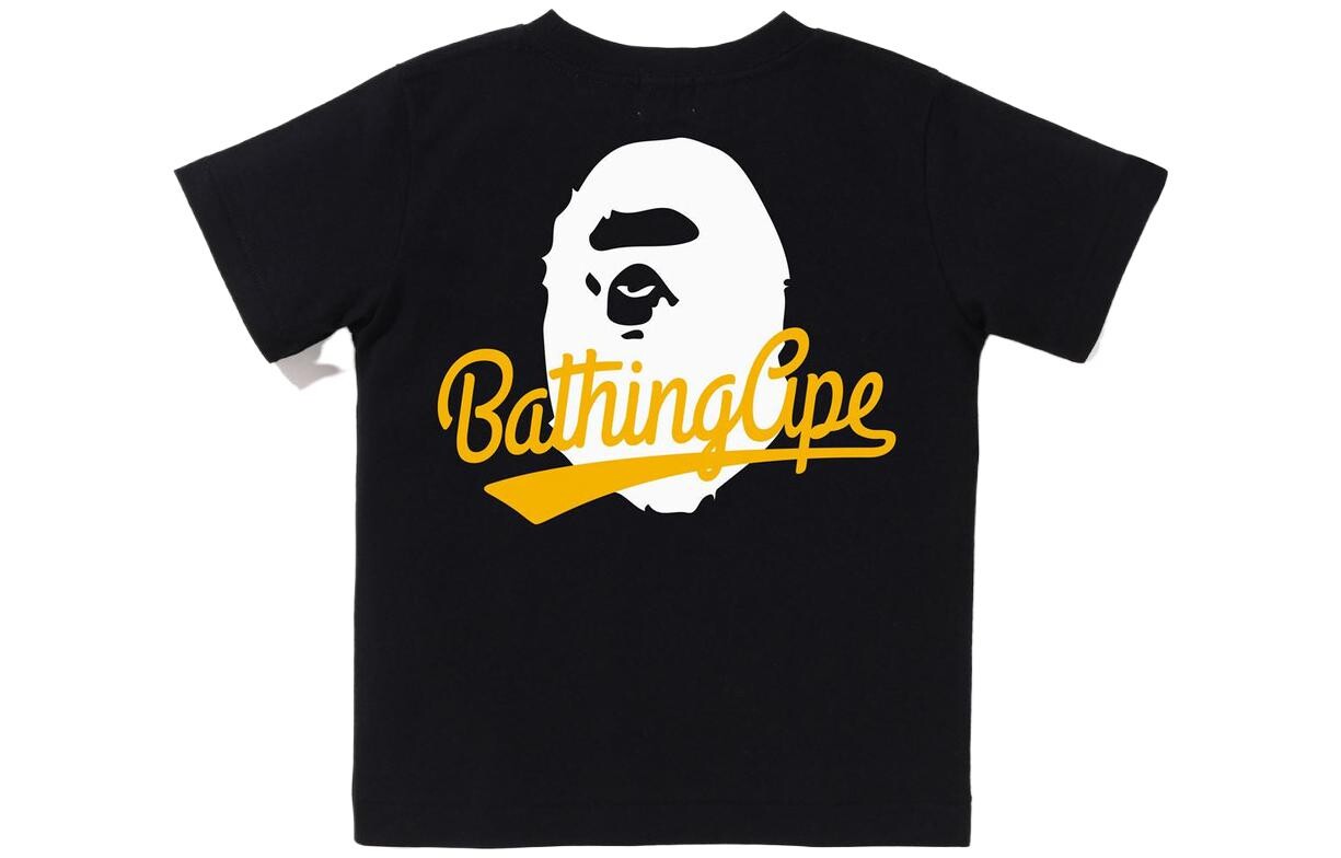Детская футболка A Bathing Ape, оранжевый — фото 4