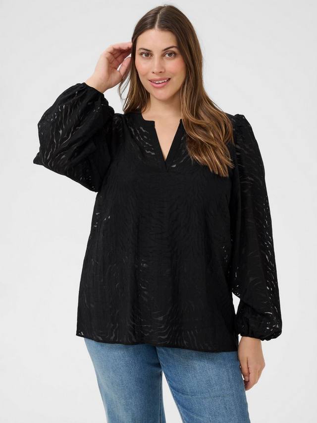 

Тканый топ KCvianna с текстурной отделкой KAFFE Curve