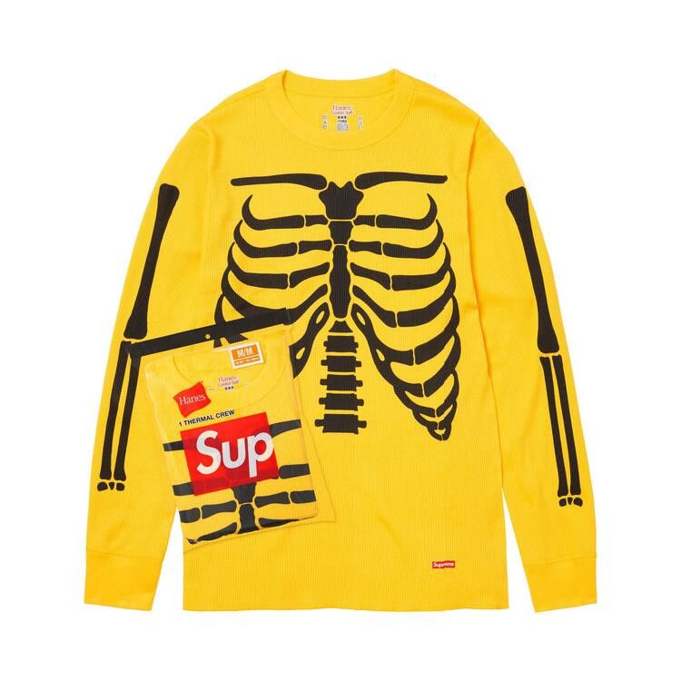 

Лонгслив Supreme x Hanes Bones Thermal Crew (1 Pack) 'Yellow'