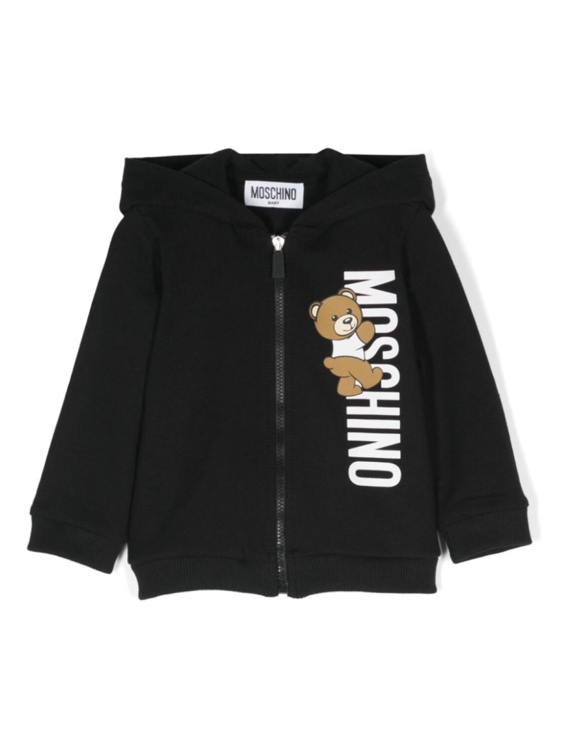 

Moschino Kids худи Teddy Bear на молнии, черный