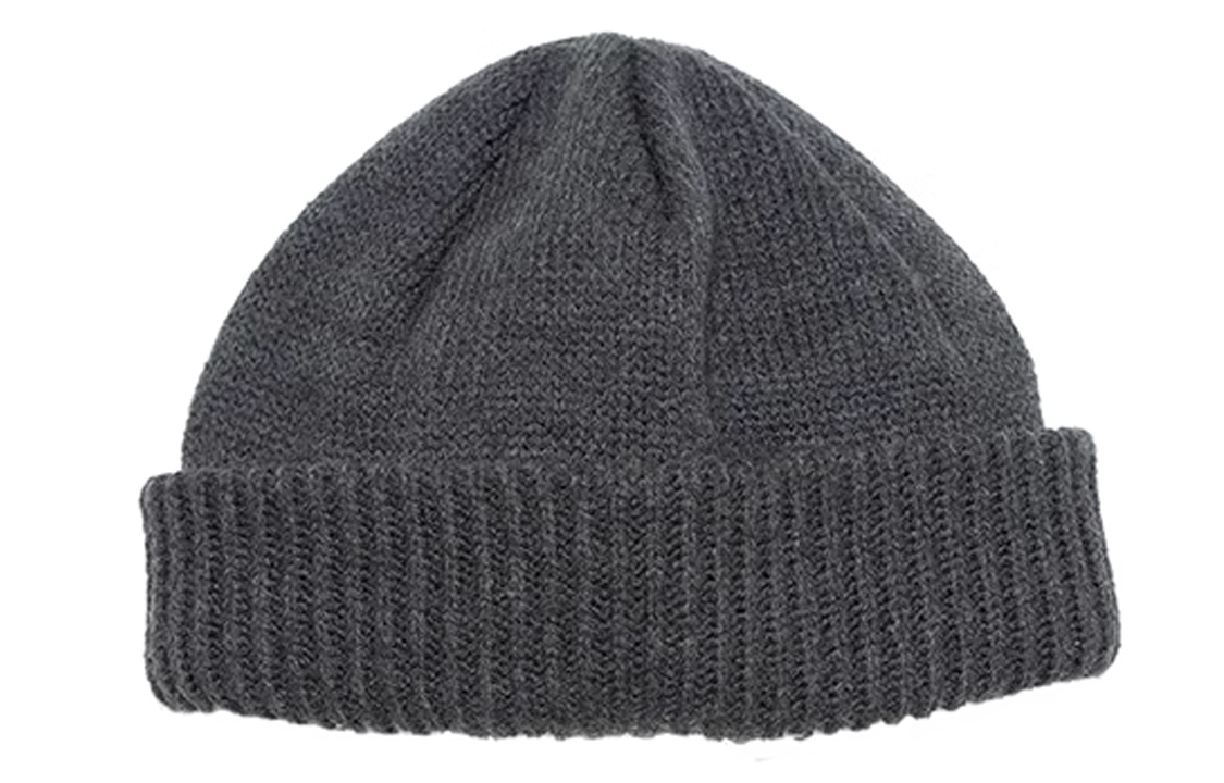 

Nanamica Шерстяная акриловая шапка унисекс тёмно-серого цвета, Dark Gray