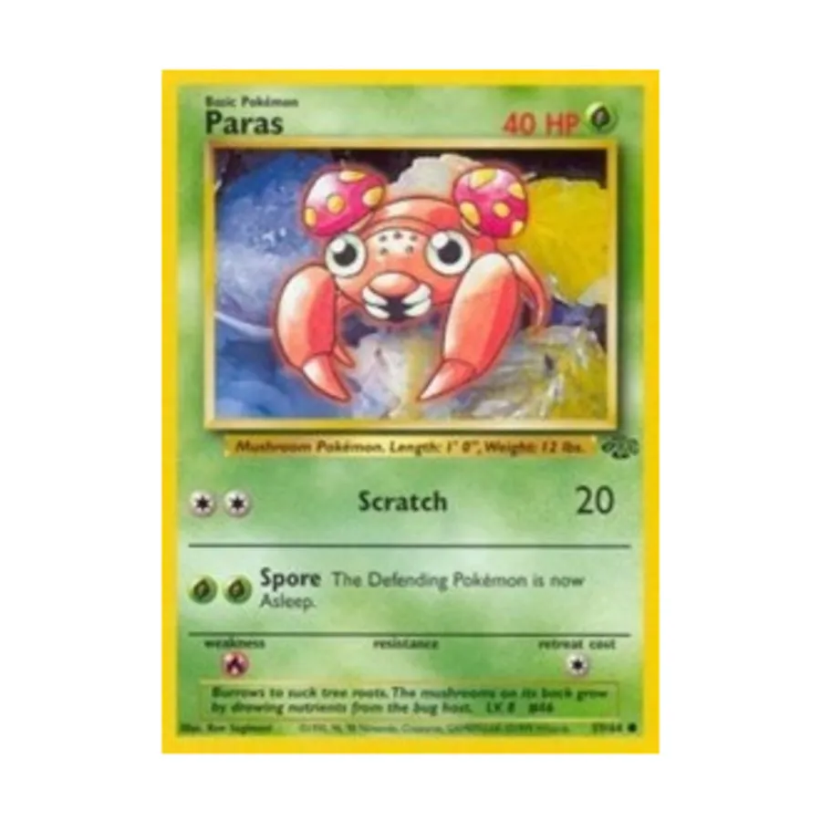 

CCG Парас (К) #59, Pokemon - Jungle - Singles