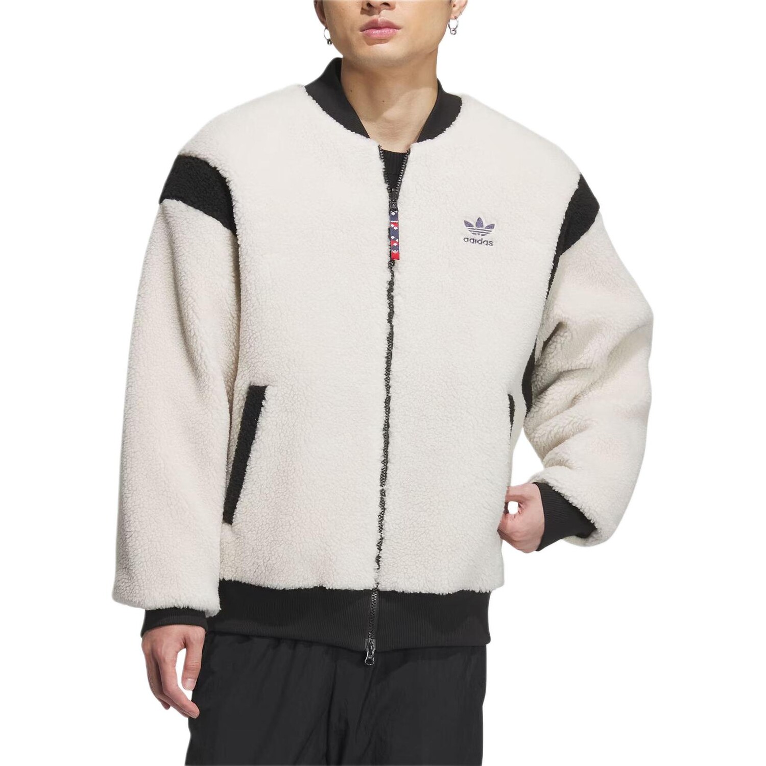 МОДЕЛЬ CO-BRANDED FEIFEI RUAN Куртка унисекс белого цвета Adidas Originals, белый — фото 2